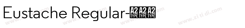Eustache Regular字体转换